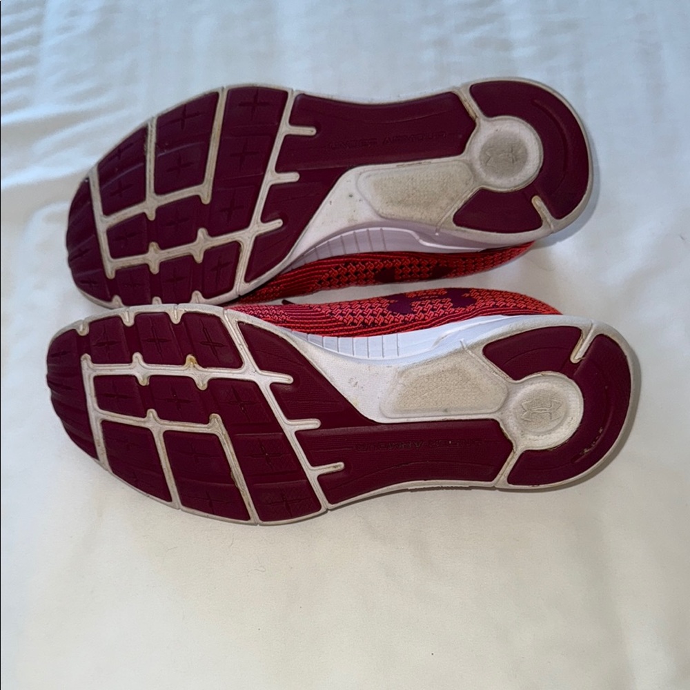 Pink/Red Athletic Sneakers - Picture 4 of 5
